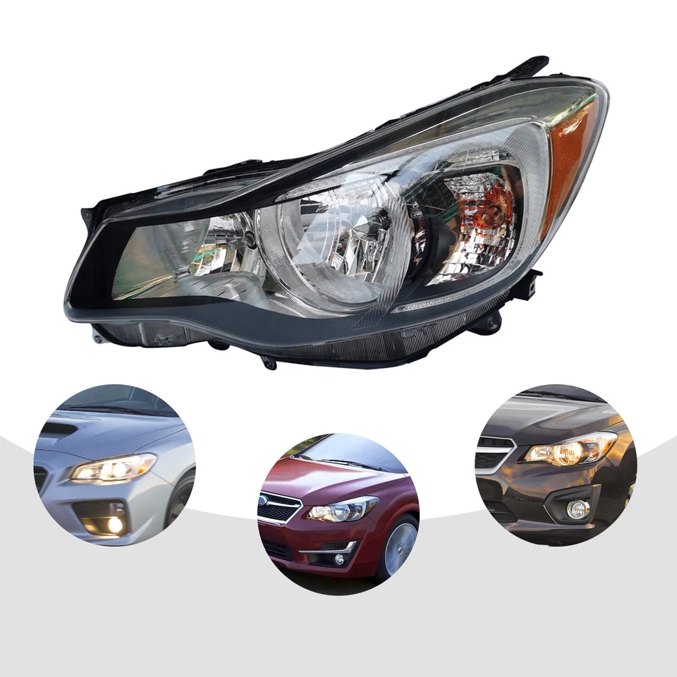 Headlight For 2015-2016 Subaru Impreza Left Side Halogen Clear Lens 84001FJ330 Foto 2 de 4