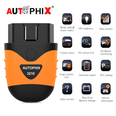 Bluetooth Professional OBD2 Code Reader Diagnostic Scan Tool For Android and IOS