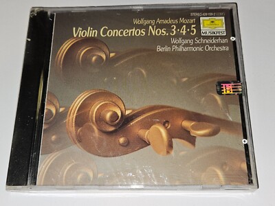 *NEW/SEALED* Mozart Violin Concertos 3, 4, 5 CD Schneiderhan Berlin Philharmonic
