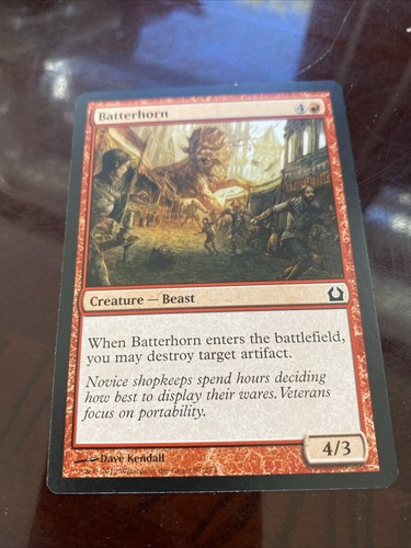 Batterhorn Return to Ravnica - Magic the Gathering Mtg Rosso regolare TCG CARD - Foto 2 di 3