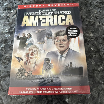 Flashback : Events That Shaped America History Revealed Box Set DVD Brand New