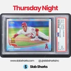 2013 TOPPS CHROME #1 MIKE TROUT REFRACTOR PSA 9