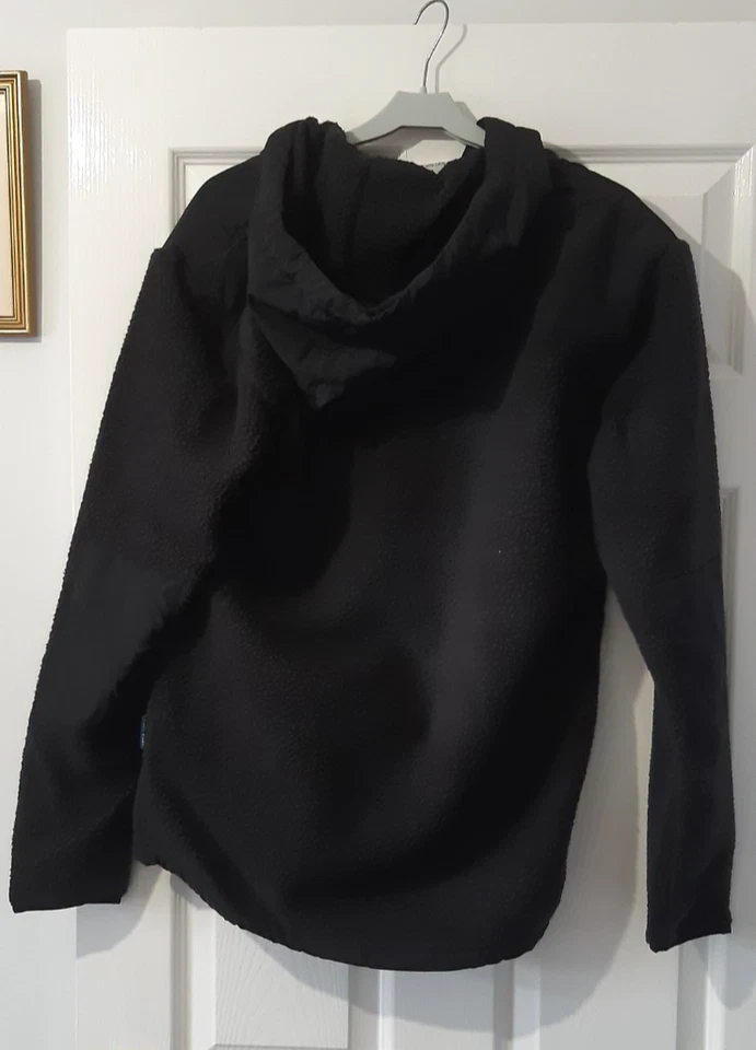 New Portwest KX371 Borg hooded fleece colour is black size small (NEW) - Image 4 of 4