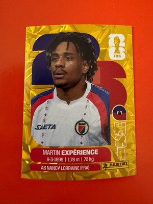 2026 Panini World Cup Gold Crumple Stickers ECU ENG EGY FRA GER GHA HAI