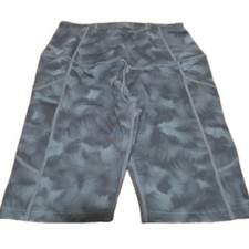 Womans Xsmall Workout Shorts With Pockets , Smoke Grey