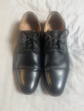 Peter Werth Leather Black Oxford Office Lace Up Shoes UK 10 - Great Condition