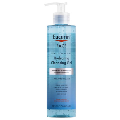 EUCERIN FACE CLEANSING HYDRATING CLEANSING GEL 13.5 OZ