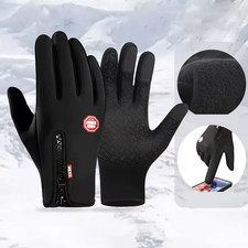 Autumn Winter Warm Gloves Men Women Touchscreen Anti-Slip Cycling Hiking Driving