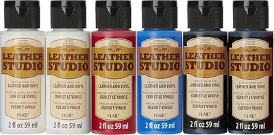 Leather Studio Set of 6 2 fl oz Acrylic 1 Count (Pack 1), 
