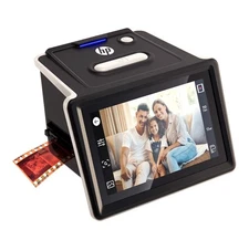 HP FilmScan 5" Touch Film & Slide Scanner, Converts Negatives to 22MP JPEG