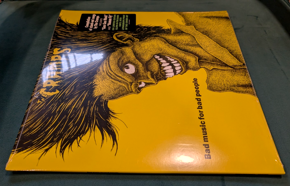 The Cramps Bad Music for Bad People LP 2025 IRS Glow Vinyl SEALED