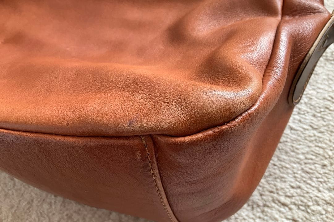 Valentino Garavani Leather Shoulder Bag Brown Made in Italy Vintage Good Condit thumbnail 7