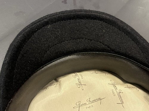 Vintage Greek Fisherman Cap Hat Black - Paris Designer - Picture 10 of 11