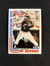 1982 Topps #755 Joe Morgan - In Action Baseball Card