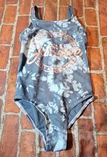Justice Girls One Pc Swimsuit Sz 7 gray
