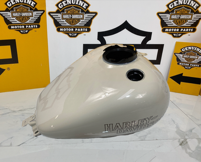 OEM Harley 08-25 Touring Road Glide 6gal Fuel Gas Tank White Sand