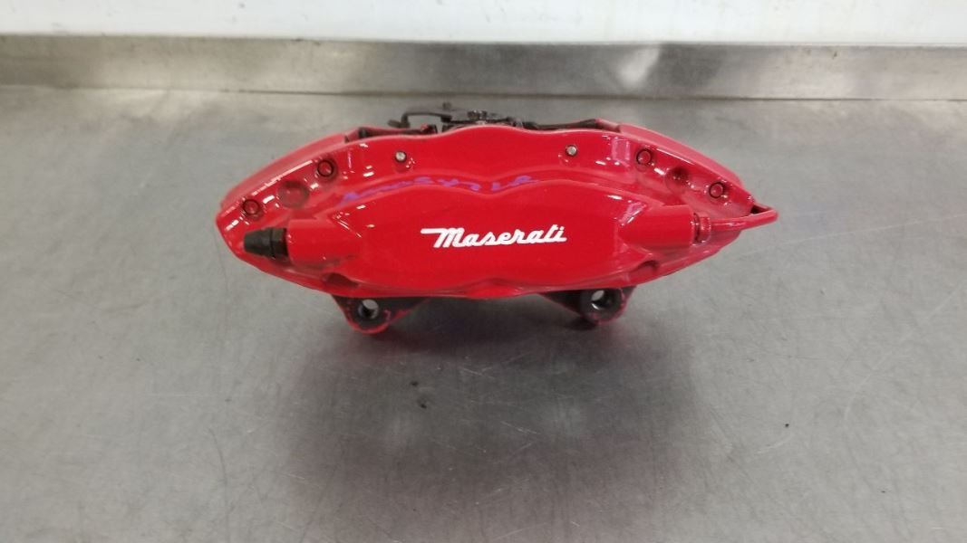 19 2019 MASERATI GHIBLI OEM REAR BRAKE CALIPER RED DRIVER LEFT BREMBO 