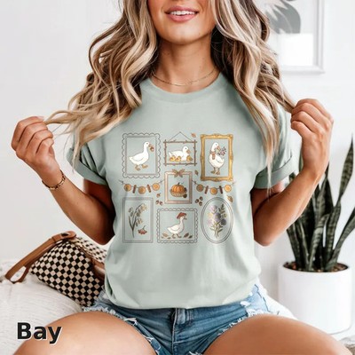 Aesthetic Duck Cottagecore Farm Animal Comfort Tee