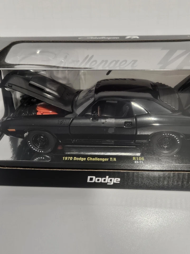 Dodge Challenger T/A Chase 1970 negro máquinas M2 1 de 750 en todo el mundo 1/24 Foto 2 de 4