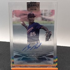 2018 Byron Buxton Topps Clearly Authentic Autographs Baseball Card Auto Encased