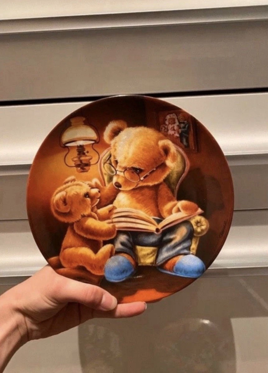 Wandteller Teddy und Seine Freunde Weimar Erstausgabe Sammler Günter Kramer Rar