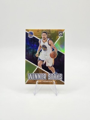 Klay Thompson 2022-23 Donruss Optic Winner Stays Lime Green SP #/149 #1