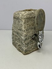 Funky Rock Designs Granite Stone & Stainless Steel Tap Beverage Liquor Dispenser