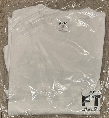 NWT FTP Fuckthepopulation 15th Anniversary Tee Shirt White Size Men s L FREESHIP