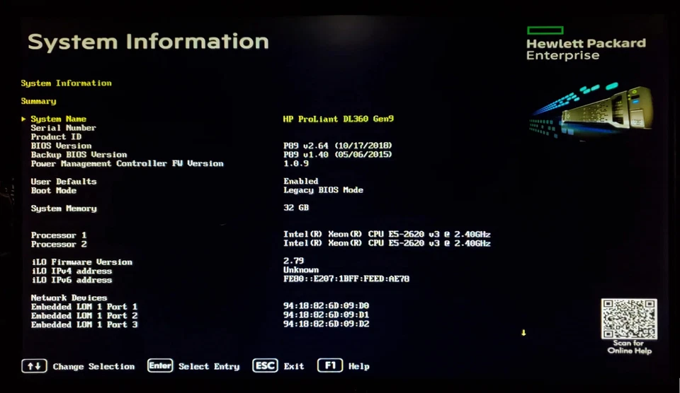 HP ProLiant DL360 Gen9 2x Xeon E5-26203v4 32GB DDR4 P440ar - No  HDD - Image 3 of 4