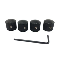 4Pcs Metal Dome Tone Volume Control Knob For Electric Guitar Bass Parts c