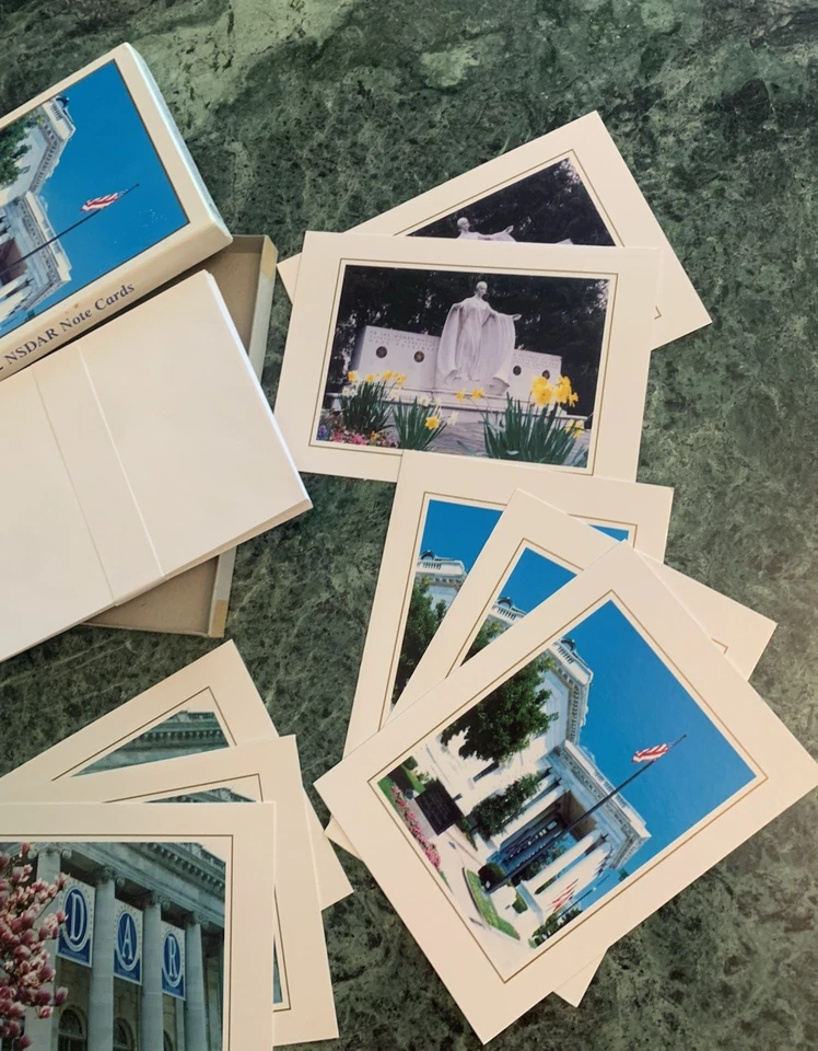 2002 National Society Daughters Of The American Revolution Note Cards  Set of 11 - Image 4 of 4