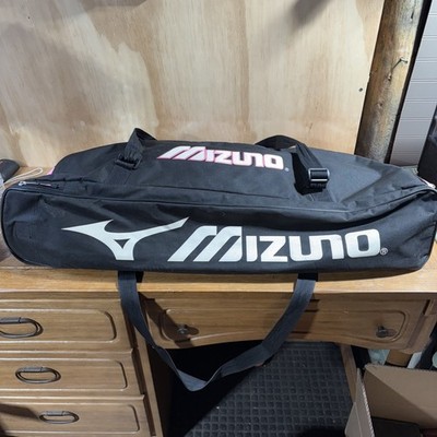 Mizuno Premier Bat Bag Baseball /Softball Pink & Black ADJ STRAPS
