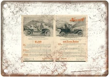 1909 Maxwell Vintage Automobile Ad Retro Look Metal Sign AM9049
