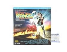 Back to the Future Huey Lewis Autographed Signed Laserdisc Movie ACOA Certified