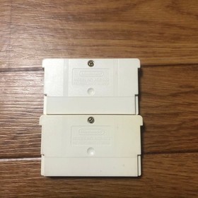 Game Boy Advance Famicom Mini Star Soldier Excite Bike Set of 2 with case and