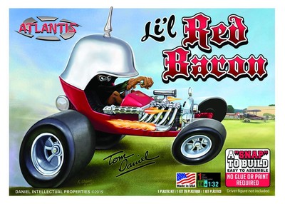 Atlantis Models 1/32 Lil' Red Baron Showrod Tom Daniel (Snap Kit) Plastik M