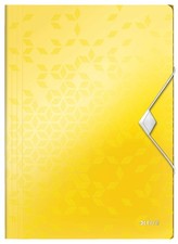 Leitz 3-Flap Folder, Holds up to 150 A4 Sheets, Elastic Closure, Flexible Plasti