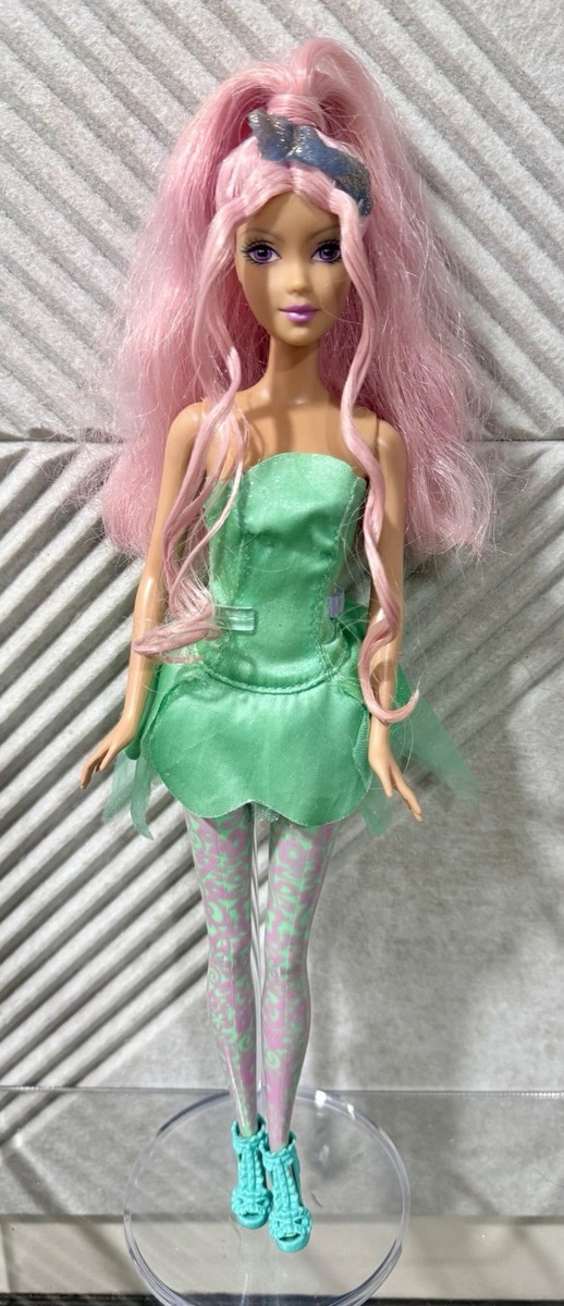 2004 Barbie Fairytopia Dahlia Fairy Green dress, Pink hair, no Wings, new shoes | eBay 2004 Barbie Fairytopia Dahlia Fairy Green dress, Pink hair, no Wings, new shoes | eBay