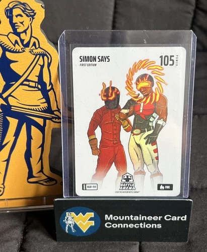 ANFERNEE SIMONS Bo Jackson Battle Arena Simon Says Blizzard Battlefoil FIRE