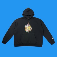 Nike Air Jordan Women Size XL Jumpman Graphic Fleece Sweatshirt Pullover Hoodie