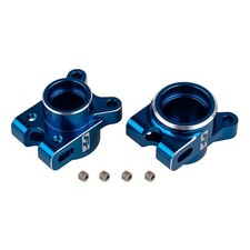 Team Associated Ft Rc10B7 Rear Hub Set Blue Aluminium