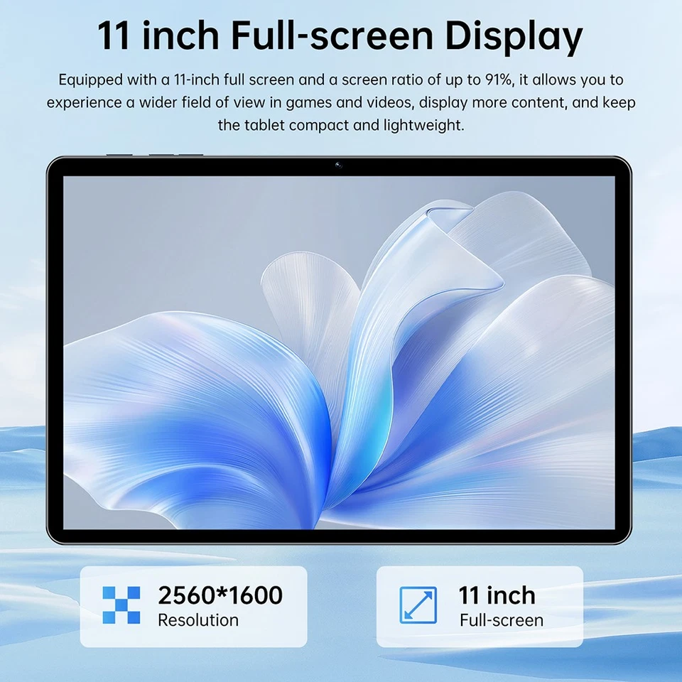 2025 NEW Tab S25 Ultra 11 inch Andoird 13 Tablet 5G 6+64GB Dual SIM 5500mAh WIFI - Image 3 of 4