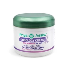 PhysAssist - Oncology Body Cream with Botanicals, 4 oz. Soothing and Hydrating t