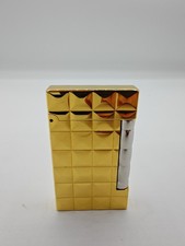 S.T. Dupont Initial Diagonal Palladium Lighter - 020830 - Soft Double Flame