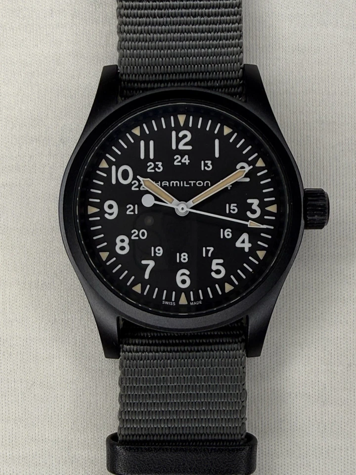 Hamilton Khaki Field Mechanical 38mm Black PVD H69409930 Full Set, photo 3 of 5