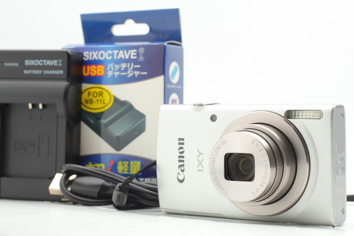N MINT+] Canon IXY 180 / ELPH 180 Digital Camera Silver 8X