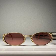 Jean Paul Gaultier JPG Vintage Sunglasses Metal Frame Oval 58-5102