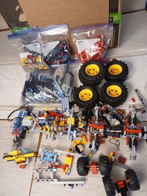 LEGO Technic Bulk Lot 5.8 lbs 6x6 Tow Truck 42070 Motor Monster Jam Tires