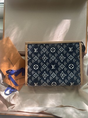 Louis Vuitton Monogram Jacquard Since 1854 Toiletry Pouch Bag 26