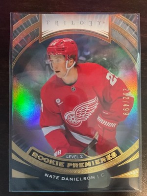 Nate Danielson 2025-26 Upper Deck Ext Trilogy Rookie Premieres RC #282/499